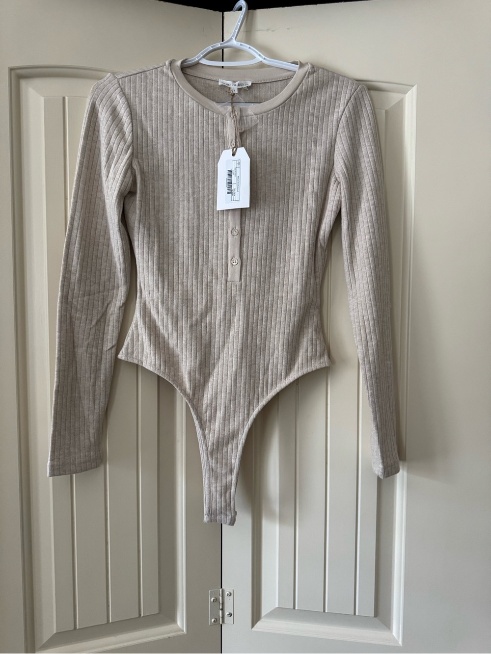 Free The Roses Ribbed Knit Bodysuit